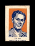 1952 Wheaties Cereal Hand Cut Sports Card Ned Day Famous Bowling Champion.