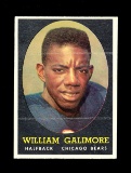 1958 Topps ROOKIE Football Cards #114 Rookie Bill Galmore Chicago Bears.