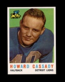 1959 Topps Football Card #85 Howard Cassady Detroit Lions.