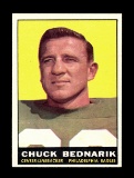 1961 Topps Football Card #101 Hall of Famer Chuck Bednarik Philadelphia Eag