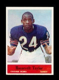 1964 Philadelphia ROOKIE Football Card #25 Rookie Roosevelt Taylor Chicago