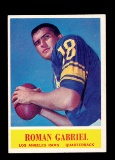 1964 Philadelphia Football Card #89 Roman Gabriel Los Angeles Rams.
