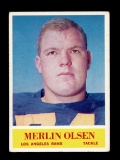 1964 Philadelphia ROOKIE Football Card #91 Rookie Hall of Famer Merlin Olse