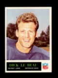 1965 Philadelphia ROOKIE Football Card #64 Rookie Hall of Famer Dick Le Bea