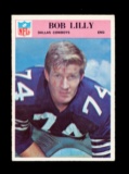 1966 Philadelphia Football Card #60 Hall of Famer Bob Lilly Dallas Cowboys.