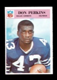1966 Philadelphia Football Card #62 Don Perkins Dallas Cowboys.
