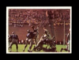 1966 Philadelphia Football Card #78 Detroit Lions Play, QB George Izo.