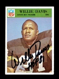 1966 Philadelphia AUTOGRAPHED Football Card #83 Signed By: Hall of Famer Wi