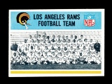 1966 Philadelphia Football Card #92 Los Angeles Rams Team Card.