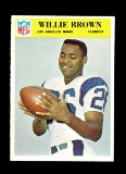 1966 Philadelphia Football Card #93 Willie Brown Los Angeles Rams.