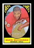 1967 Topps Football Card #71 Hall of Famer Buck Buchanan Kansas City Chiefs