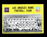 1967 Philadelphia Football Card #85 Los Angeles Rams Team Card.