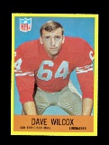 1967 Philadelphia ROOKIE Football Card #178 Rookie Hall of Famer Dave Wilco