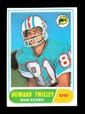 1968 Topps ROOKIE Football Card #39 Rookie Howard Twilley Miami Dolphins.