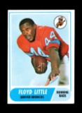 1968 Topps ROOKIE Football Card #173 Rookie Hall of Famer Floyd Little Denv
