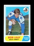 1968 Topps Football Card #181 Hall of Famer Bob Lilly Dallas Cowboys.