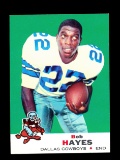 1969 Topps Football Card #6 Hall of Famer Bob Hayes Dallas Cowboys. NM+ Con