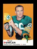 1969 Topps Football Card #33 Boyd Dowler Green Bay Packers. NM-MT Condition