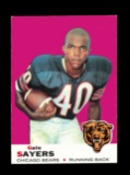 1969 Topps Football Card #51 Hall of Famer Gale Sayers Chicago Bears. NM+ C