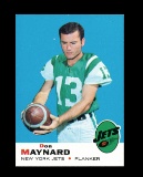 1969 Topps Football Card #60 Hall of Famer Don Maynard New York Jets. NM-MT