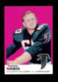 1969 Topps Football Card #93 Tommy Nobis Atlanta Falcons. NM-MT Condition