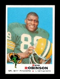 1969 Topps Football Card #190 Hall of Famer Dave Robinson Green Bay Packers