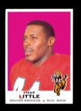 1969 Topps Football Card #251 Hall of Famer Floyd Little Denver Broncos. NM