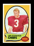 1970 Topps ROOKIE Football Cards #25 Rookie Hall of Famer Jan Stenerud Kans