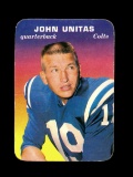 1970 Topps Glossy Football Card #2 of 33 Hall of Famer John Unitas Baltimor