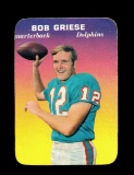 1970 Topps Glossy Football Card #28 of 33 Hall of Famer Bob Griese Miami Do