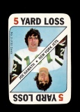 1971 Topps Football Game Card #3 of 52 Hall of Famer Joe Namath New York Je