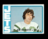 1972 Topps Football Card #100 Hall of Famer Joe Namath New York Jets. EX Co