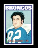 1972 Topps ROOKIE Football Card #106 Rookie Lyle Alzado Denver Broncos.