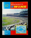 1962 Minnesota Twins Yearbook