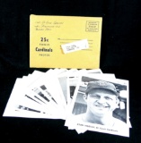 1958 St Louis Cardinals Picture Pack by Jay Publishing. Complete Set of 12
