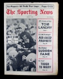 January 7, 1967 Issue of The Sporting News with Bart Starr Player of The Ye