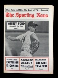 May 6, 1967 Issue of The Sporting News with Whitey Ford on The Cover Page.