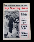 January 13, 1968 Issue of The Sporting News with Green Bay Packers Bart Sta