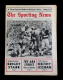 January 27, 1968 Issue of The Sporting News with Green Bay Packer and Oakla
