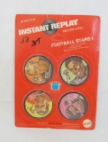 1971 Mattel Instant Repay Record 4-Pak of Footbal Stars : Merlin Olsen-Bob
