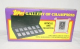 Complete Set of (12) Official 1988 Collection of Topps Aluminum Replica Bas