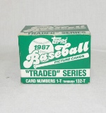 1987 Topps Traded Serias Baseball Picture Cards