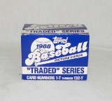 1988 Topps Traded Serias Baseball Picture Cards