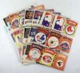 (54) 1968 Fleer Baseball Team Logo Cloth Stickers. All unused Conditions