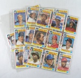 1986 Quaker Chewy Granola Bars 1st Annual Collectors Edition Baseball Cards