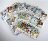 (77) 1975 Hostess Hand Cut Baseball Cards. Some Creases, Some 1975 & 1976.
