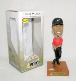 2003 Upper Deck Premium Play Makers Tiger Woods Bobble Head. Red Shirt.
