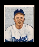 1950 Bowman Baseball Card #222 Bobby Morgan Brooklyn Dodgers.