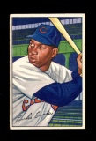 1952 Bowman Baseball Card #95 Luke Easter Cleveland Indians.