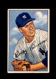 1952 Bowman Baseball Card #105 Bobby Brown New York Yankees.